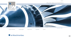 Desktop Screenshot of iw-maschinenbau.de