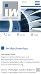 Mobile Screenshot of iw-maschinenbau.de